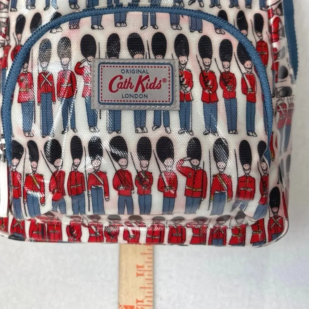 Cath Kidston Mini Vinyl Backpack London Royal Guard Soldiers Retro NWT